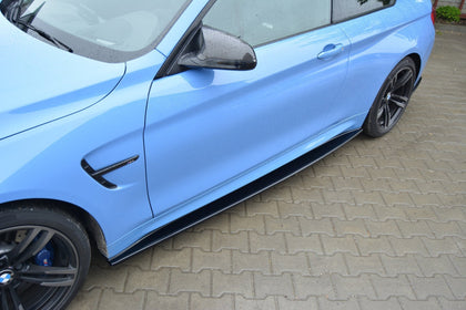 Maxton sideskørter til BMW M4 F82 – blank sort – billede 2 af 6