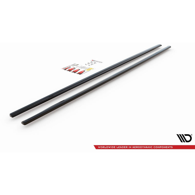 Maxton sideskørter til BMW M5 / 5 M-Pack E39 – blank sort – billede 7 af 8