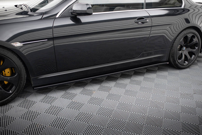 Maxton sideskørter til BMW M6 E63 – blank sort – billede 1 af 5