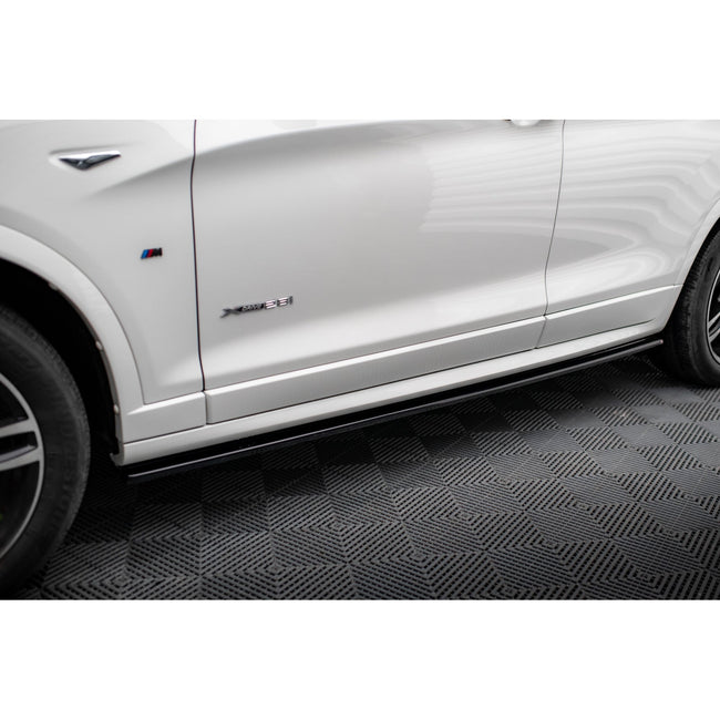 Maxton sideskørter til BMW X3 M-Pack F25 Facelift – blank sort – billede 1 af 6