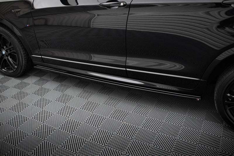Maxton sideskørter til BMW X4 M-Pack F26 – blank sort – billede 3 af 6