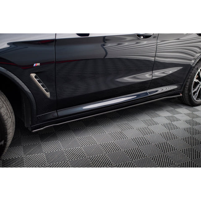 Maxton sideskørter til BMW X4 M-Pack G02 – blank sort – billede 1 af 5
