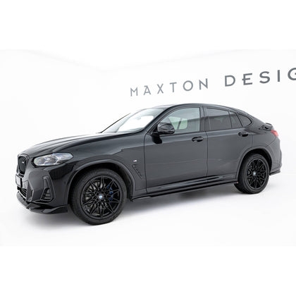 Maxton sideskørter til BMW X4 M-Pack G02 Facelift – blank sort – billede 2 af 6