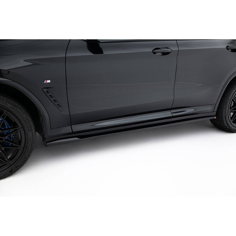Maxton sideskørter til BMW X4 M-Pack G02 Facelift – blank sort – billede 1 af 6