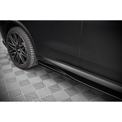 Maxton sideskørter til BMW X5M F95 / F95 Facelift – blank sort – billede 2 af 6