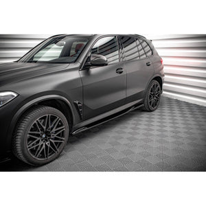 Maxton sideskørter til BMW X5M F95 / F95 Facelift – blank sort – billede 1 af 6