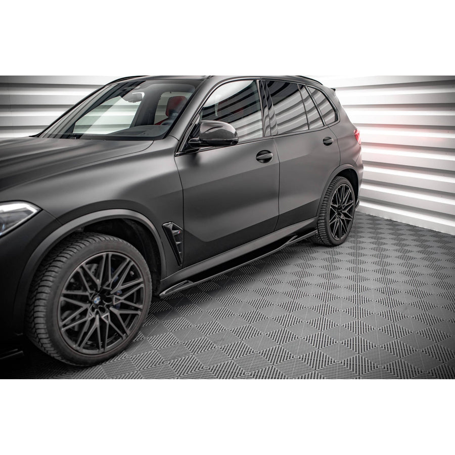 Maxton sideskørter til BMW X5M F95 / F95 Facelift – blank sort – billede 1 af 6
