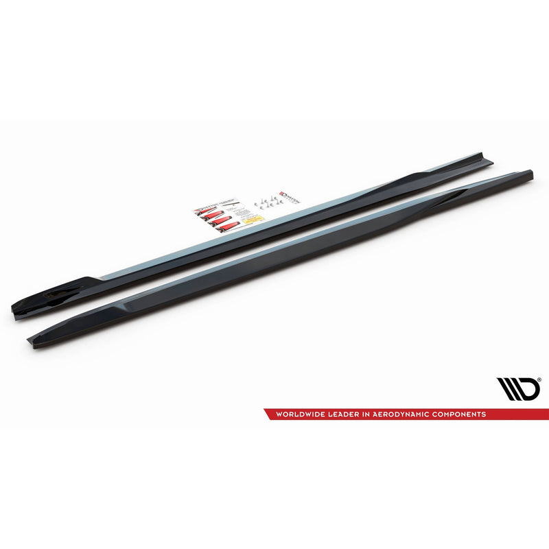 Maxton sideskørter til BMW X5M F95 / F95 Facelift – blank sort – billede 4 af 6