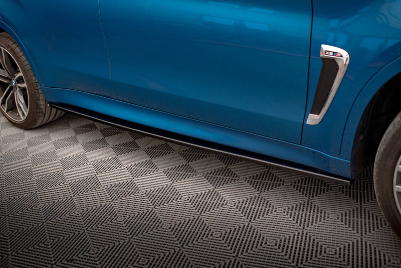 Maxton sideskørter til BMW X6 M F86 – blank sort – billede 2 af 5