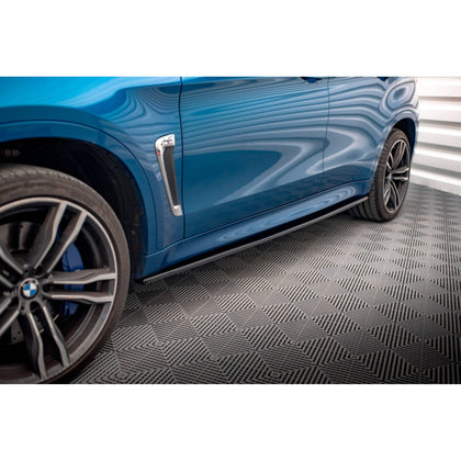 Maxton sideskørter til BMW X6 M F86 – blank sort – billede 1 af 5