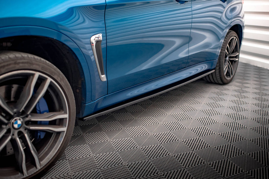 Maxton sideskørter til BMW X6 M F86 – blank sort – billede 1 af 5
