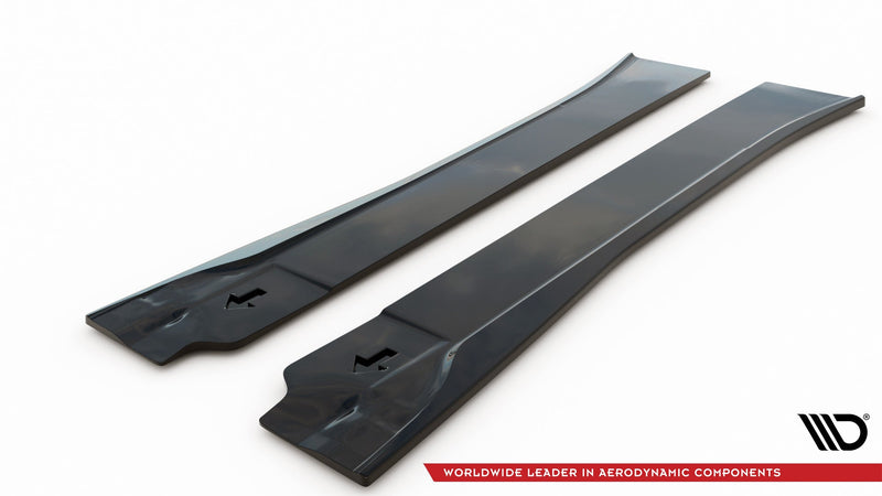 Maxton sideskørter til BMW i3 S Mk1 Facelift – blank sort – billede 5 af 5