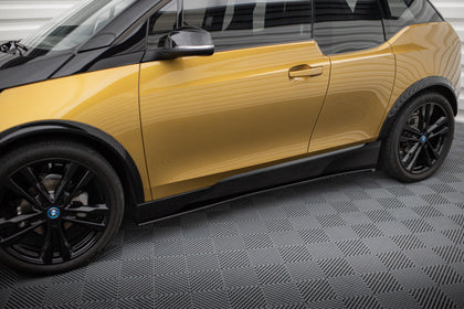 Maxton sideskørter til BMW i3 S Mk1 Facelift – blank sort – billede 1 af 5
