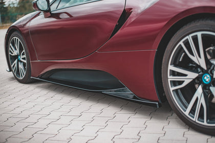 Maxton sideskørter til BMW i8 – blank sort – billede 5 af 8