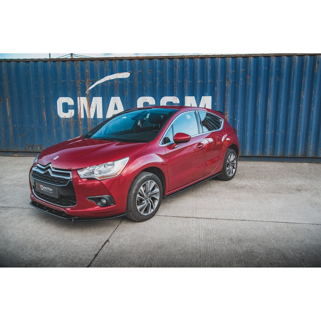 Maxton sideskørter til Citroen DS4 – blank sort – billede 2 af 6