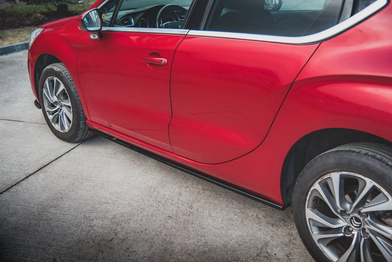 Maxton sideskørter til Citroen DS4 – blank sort – billede 1 af 6