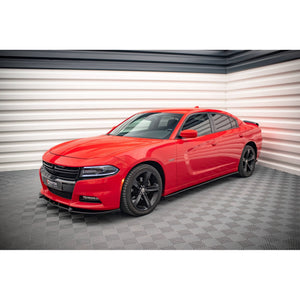Maxton sideskørter til Dodge Charger RT Mk7 Facelift – blank sort – billede 2 af 6