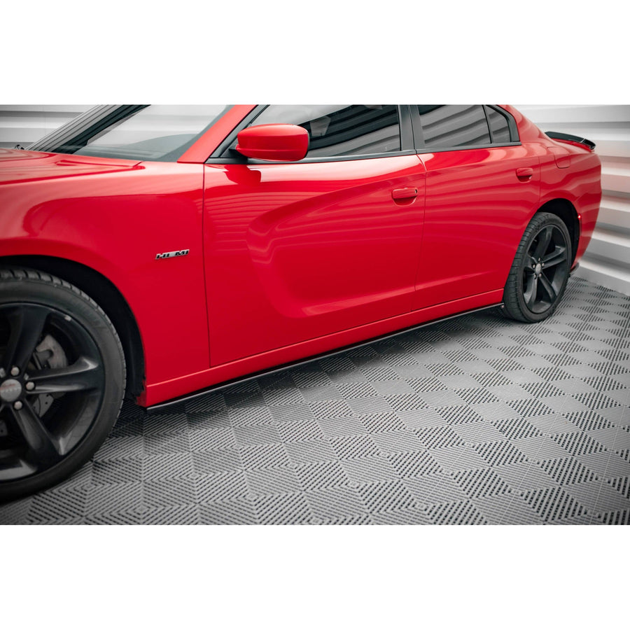 Maxton sideskørter til Dodge Charger RT Mk7 Facelift – blank sort – billede 1 af 6