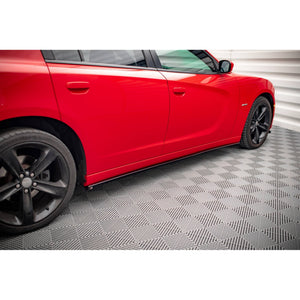 Maxton sideskørter til Dodge Charger RT Mk7 Facelift – blank sort – billede 3 af 6