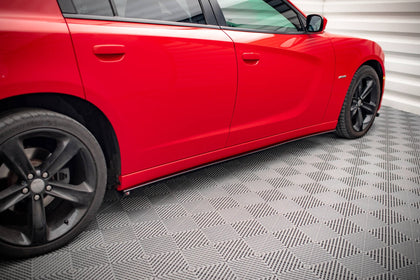 Maxton sideskørter til Dodge Charger RT Mk7 Facelift – blank sort – billede 3 af 6