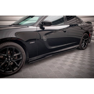 Maxton sideskørter til Dodge Charger SRT Mk7 Facelift – blank sort – billede 1 af 5