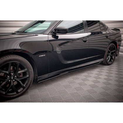 Maxton sideskørter til Dodge Charger SRT Mk7 Facelift – blank sort – billede 1 af 5