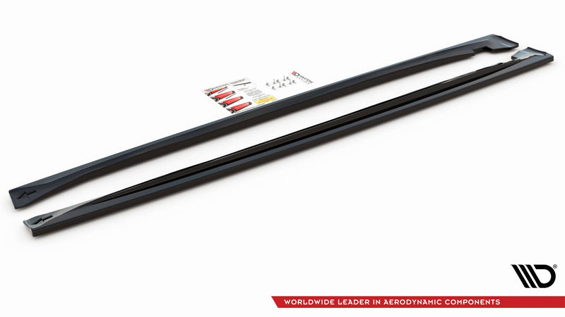 Maxton sideskørter til Dodge Durango RT Mk3 – blank sort – billede 4 af 6