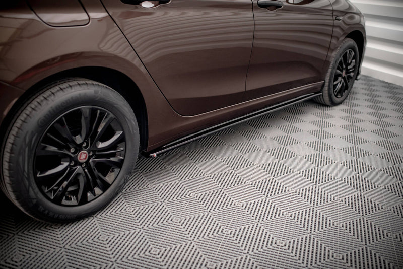 Maxton sideskørter til Fiat Tipo S-Design – blank sort – billede 3 af 9