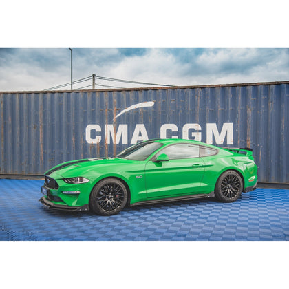 Maxton sideskørter til Ford Mustang GT Mk6 Facelift – blank sort – billede 3 af 6