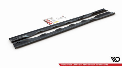 Maxton sideskørter til Ford C-Max Mk2 – blank sort – billede 4 af 6
