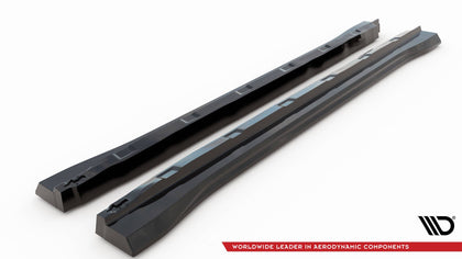 Maxton sideskørter til Ford Edge ST Mk2 Facelift – blank sort – billede 4 af 5
