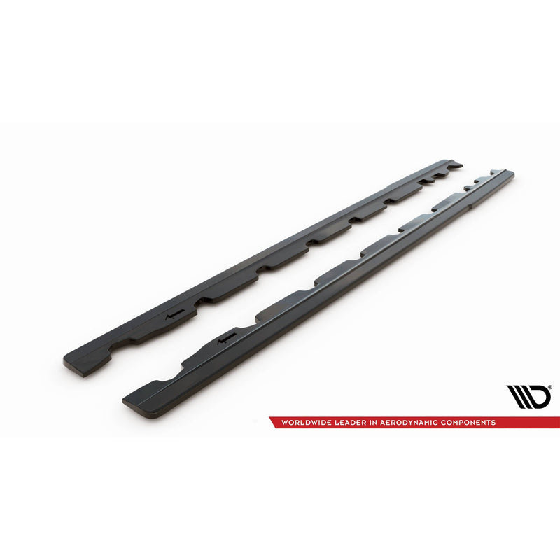 Maxton sideskørter til Ford Mustang Mk5 Facelift – blank sort – billede 5 af 6