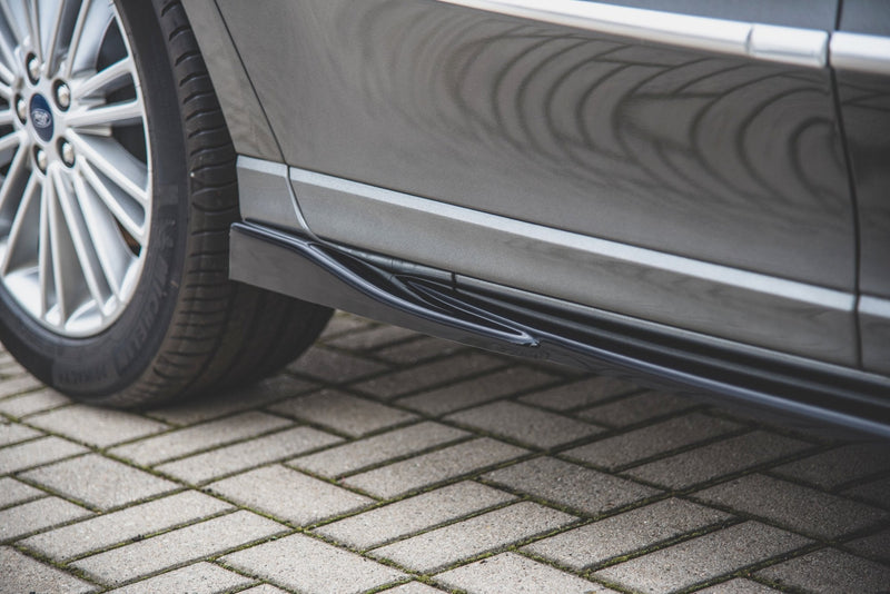 Maxton sideskørter til Ford S-Max Mk2 Facelift – blank sort – billede 3 af 8