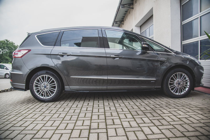 Maxton sideskørter til Ford S-Max Mk2 Facelift – blank sort – billede 4 af 8