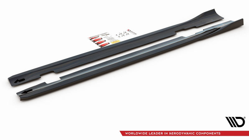 Maxton sideskørter til Ford S-Max Mk2 Facelift – blank sort – billede 6 af 8