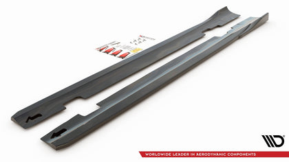 Maxton sideskørter til Ford S-Max Mk2 Facelift – blank sort – billede 7 af 8