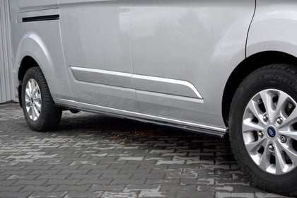 Maxton sideskørter til Ford Transit Custom Mk1 Facelift – blank sort – billede 1 af 7
