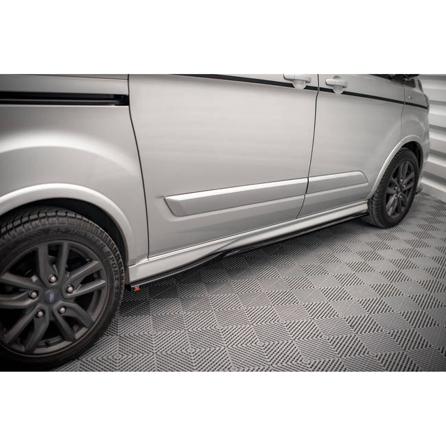 Maxton sideskørter til Ford Transit Custom ST-Line Mk1 Facelift – blank sort – billede 2 af 5