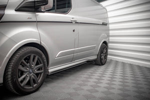 Maxton sideskørter til Ford Transit Custom ST-Line Mk1 Facelift – blank sort – billede 1 af 5