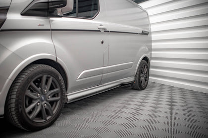 Maxton sideskørter til Ford Transit Custom ST-Line Mk1 Facelift – blank sort – billede 1 af 5