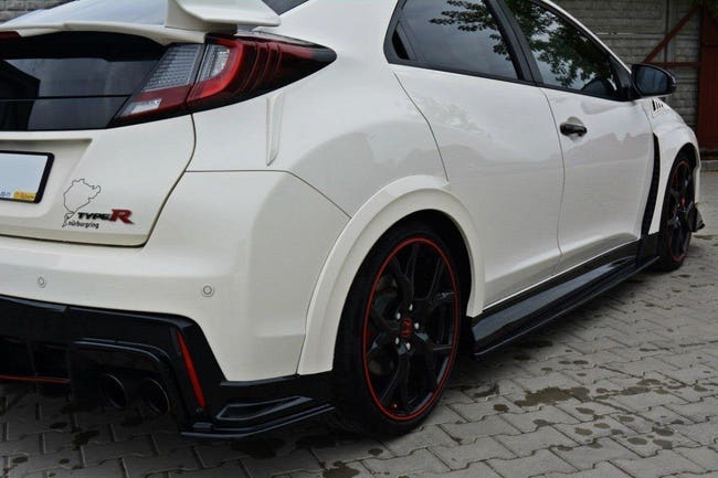 Maxton sideskørter til Honda Civic Mk9 Type R – blank sort – billede 2 af 5