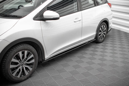 Maxton sideskørter til Honda Civic Mk9 – blank sort – billede 1 af 4