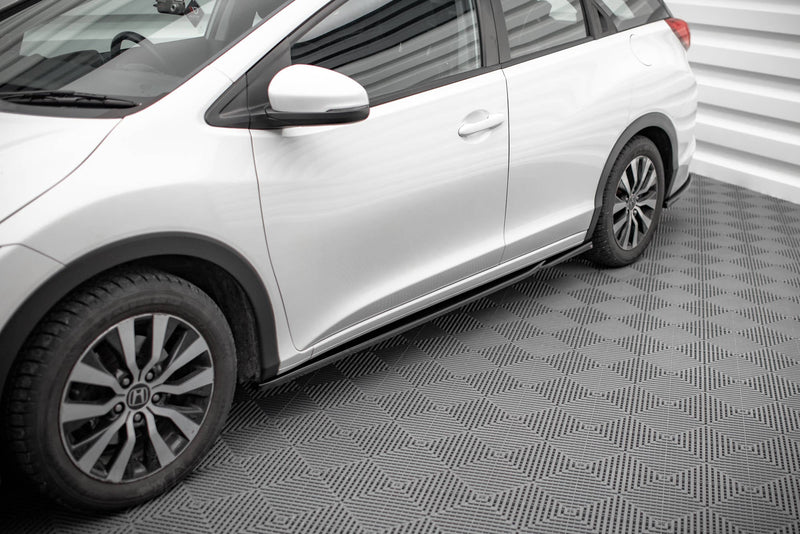Maxton sideskørter til Honda Civic Mk9 – blank sort – billede 1 af 4
