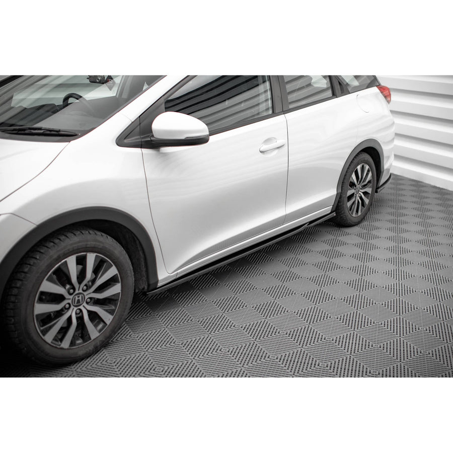 Maxton sideskørter til Honda Civic Mk9 – blank sort – billede 1 af 4