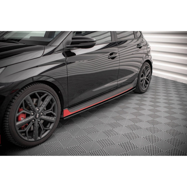 Maxton sideskørter til Hyundai I20 N Mk3 – blank sort – billede 1 af 6