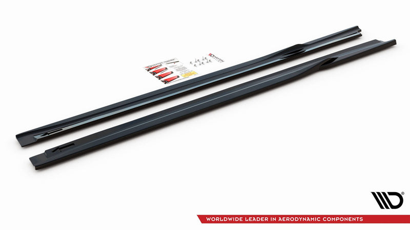 Maxton sideskørter til Hyundai I40 Mk1 – blank sort – billede 4 af 5