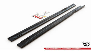 Maxton sideskørter til Hyundai I40 Mk1 – blank sort – billede 5 af 5