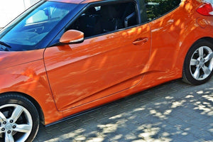 Maxton sideskørter til Hyundai Veloster – blank sort – billede 1 af 6