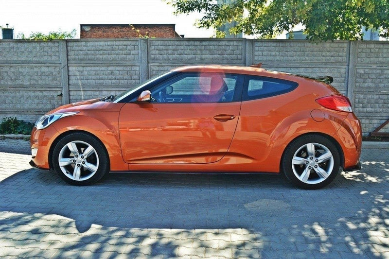 Maxton sideskørter til Hyundai Veloster – blank sort – billede 3 af 6