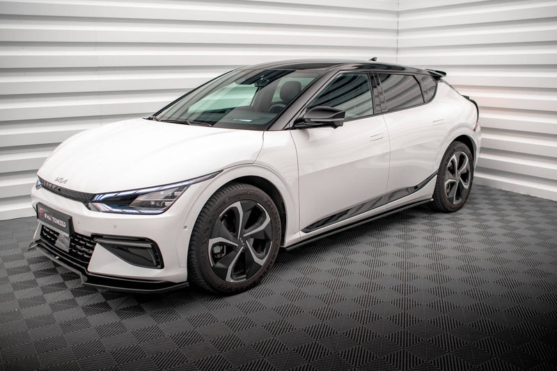 Maxton sideskørter til Kia EV6 GT-Line Mk1 – blank sort – billede 2 af 6